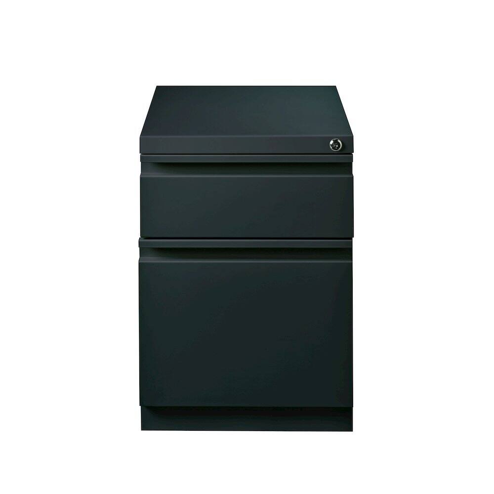 Alt View 2. Hirsh - Hirsh 20" Deep Mobile Pedestal File Cabinet 2 Drawer Box-File, Charcoal - Gray.