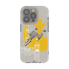 Keyscaper - Star Wars: A New Hope FactionTech Clear Phone Case - Apple iPhone 15 - Y-Wing
