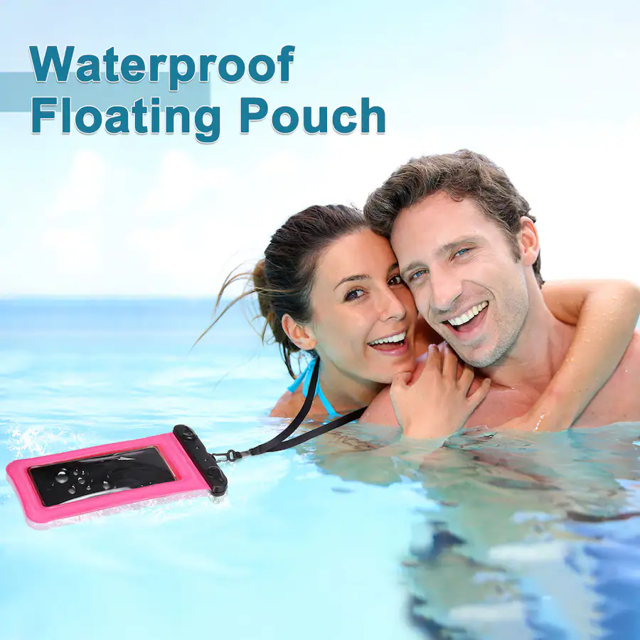 Unique Bargains 3pcs Waterproof Phone Pouch Floating No Sink Universal unique-bargains-3pcs-waterproof-phone-pouch-floating-no-sink-universal