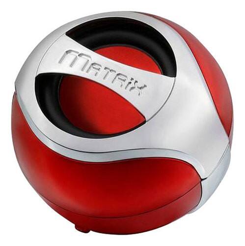 Front Standard. Matrix Audio - ONE Portable Bluetooth Speaker - Red.