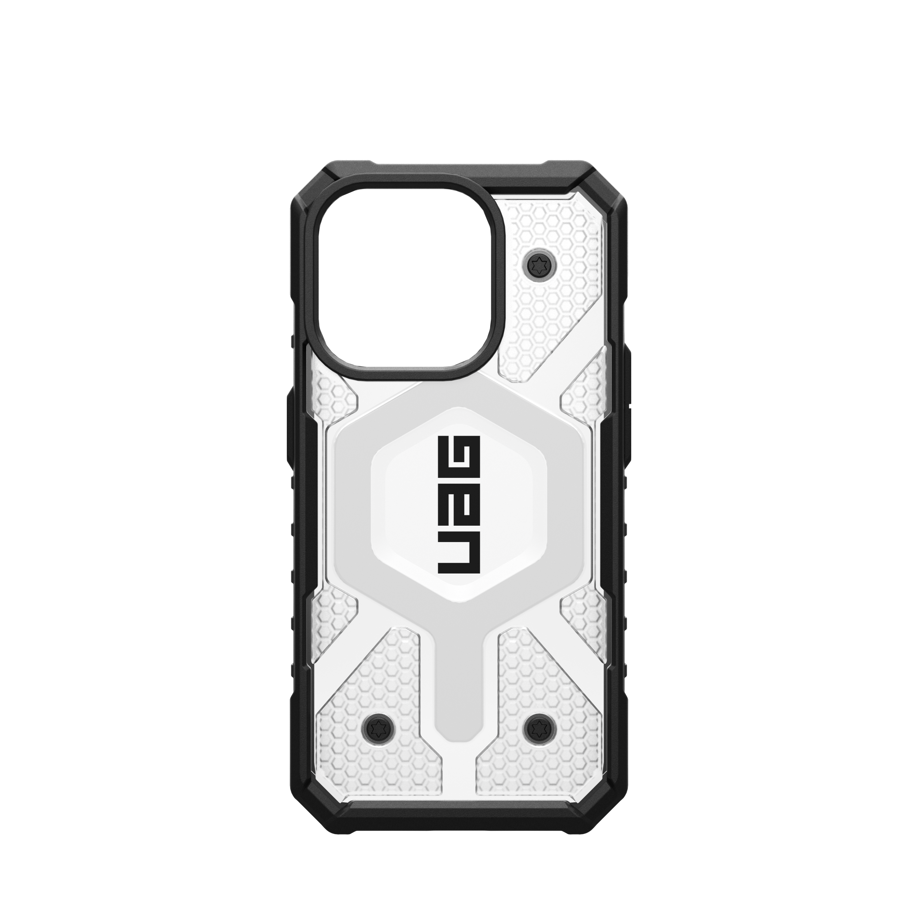 Alt View 5. UAG - Pathfinder Series Case with Magsafe for Apple iPhone 15 Pro - Ice.