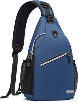 mosiso - Sling Backpack Multipurpose Crossbody Shoulder Bag Travel Hiking Daypack - Teal