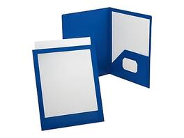 Oxford - ViewFolio Twin Presentation Folder, (OXF 57441) - Blue