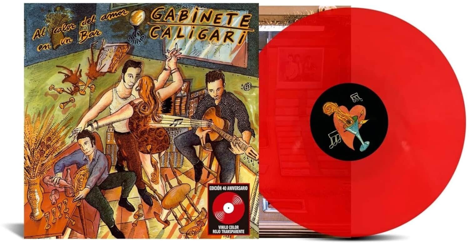 Gabinete Caligari - Al Calor Del Amor En Un Bar - Red Transparent Vinyl   - VINYL LP price history on PriceWatchPro