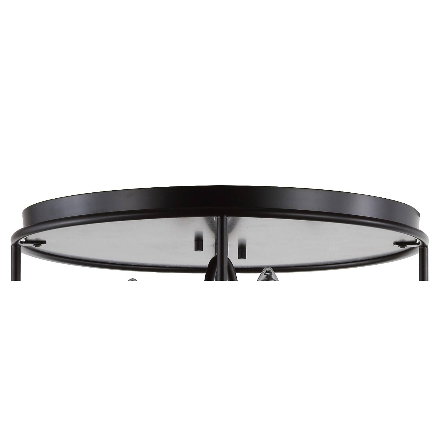 Alt View 4. Jonathan Y - Alma 16" Metal LED Flush Mount, Oil Rubbed Bronze - Oil Rubbed Bronze.