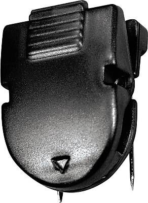Front. Advantus - Cubicle Clips, Black, 20/Box (75344) - Black.