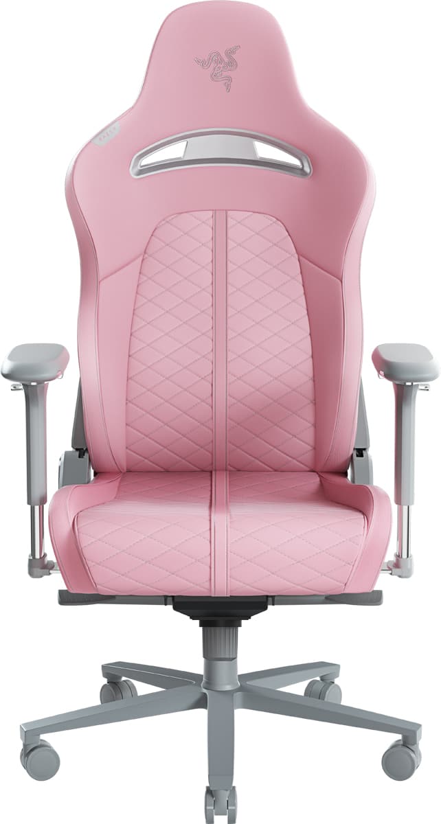 Best Buy Razer Enki Gaming Chair for All Day Comfort Quartz RZ38 03720200 R3U1