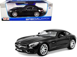 Mercedes Benz AMG GT "Special Edition" 1/18 Diecast Model Car by Maisto - Black Metallic