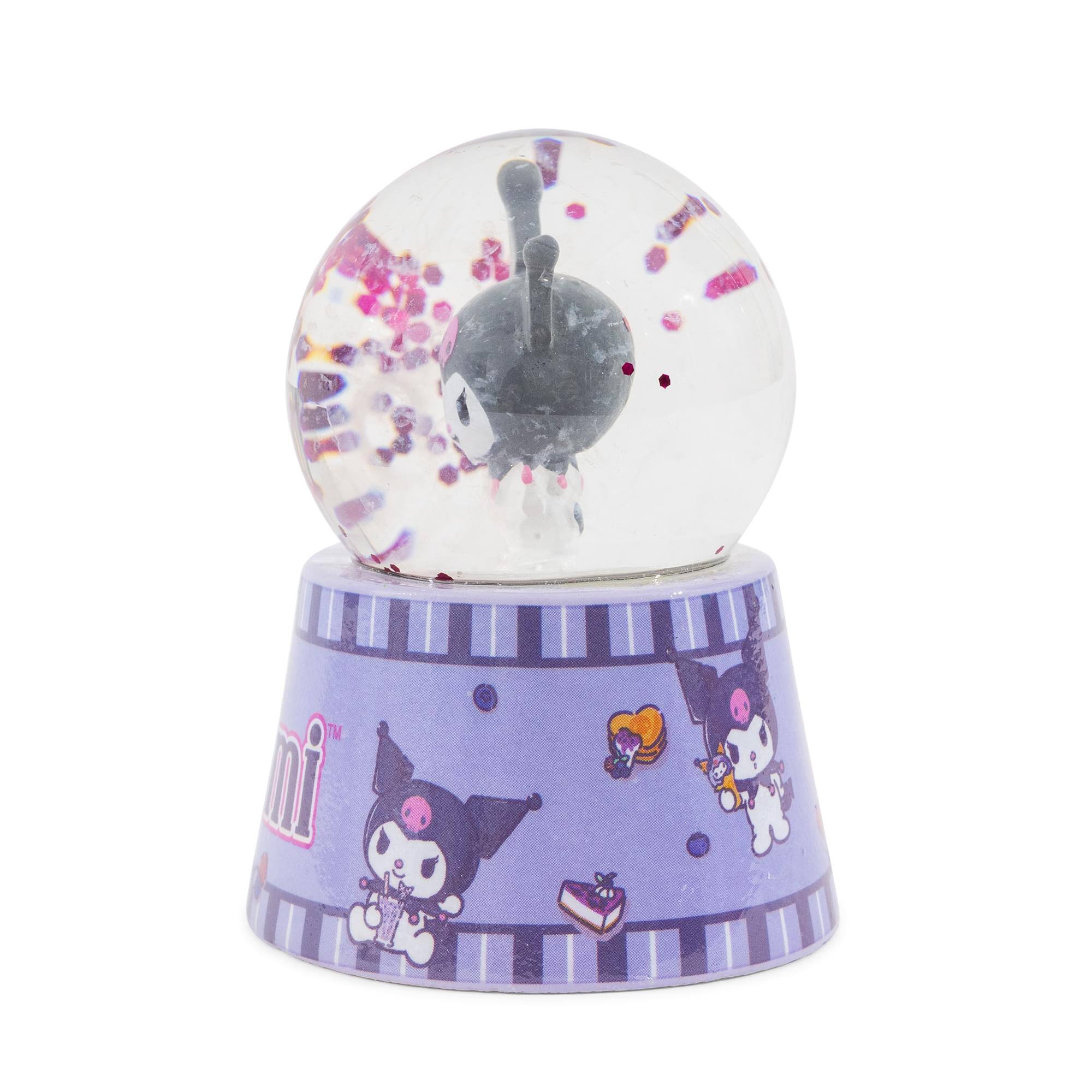 Alt View 10. Silver Buffalo - Sanrio Kuromi Mini Light-Up Snow Globe | 3 Inches Tall - Purple.