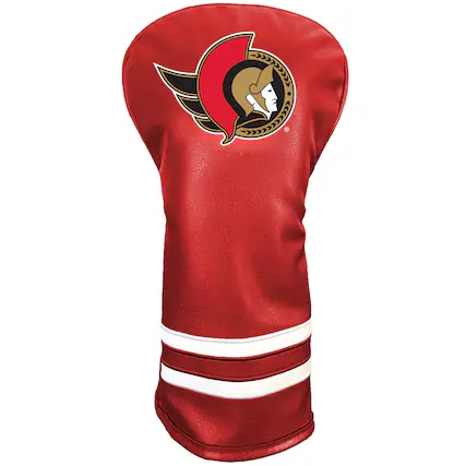 Front. Team Golf - Ottawa Senators Retro Driver Headcover - Multicolor.