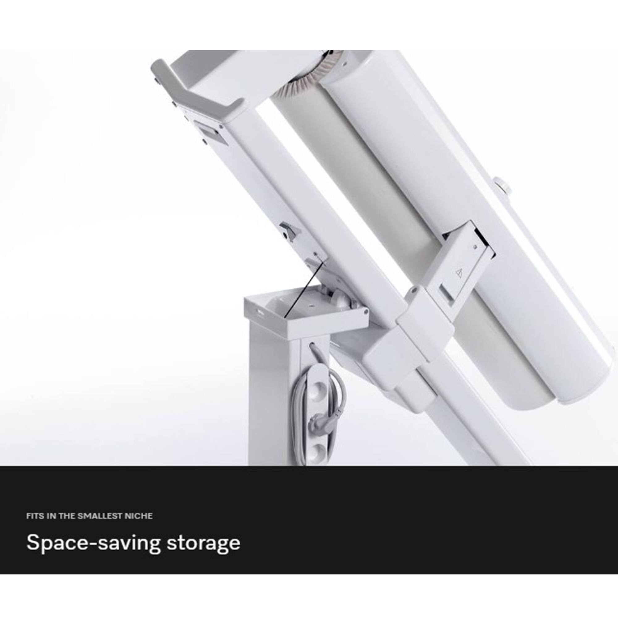 FITS IN THE SMALLEST NICHE  
Space-saving storage