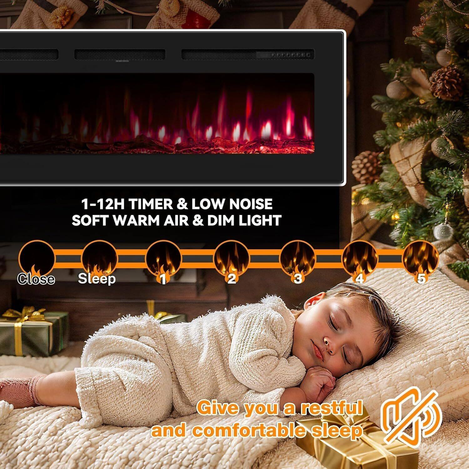 1-12H TIMER & LOW NOISE SOFT WARM AIR & DIM LIGHT

Close Sleep 1 2 3 4 5

Give you a restful and comfortable sleep