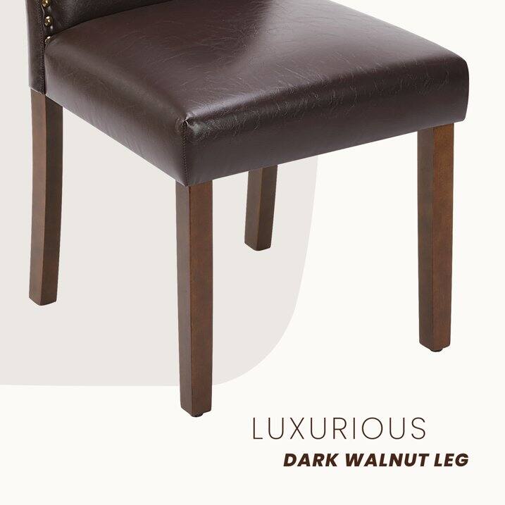 LUXURIOUS  
DARK WALNUT LEG