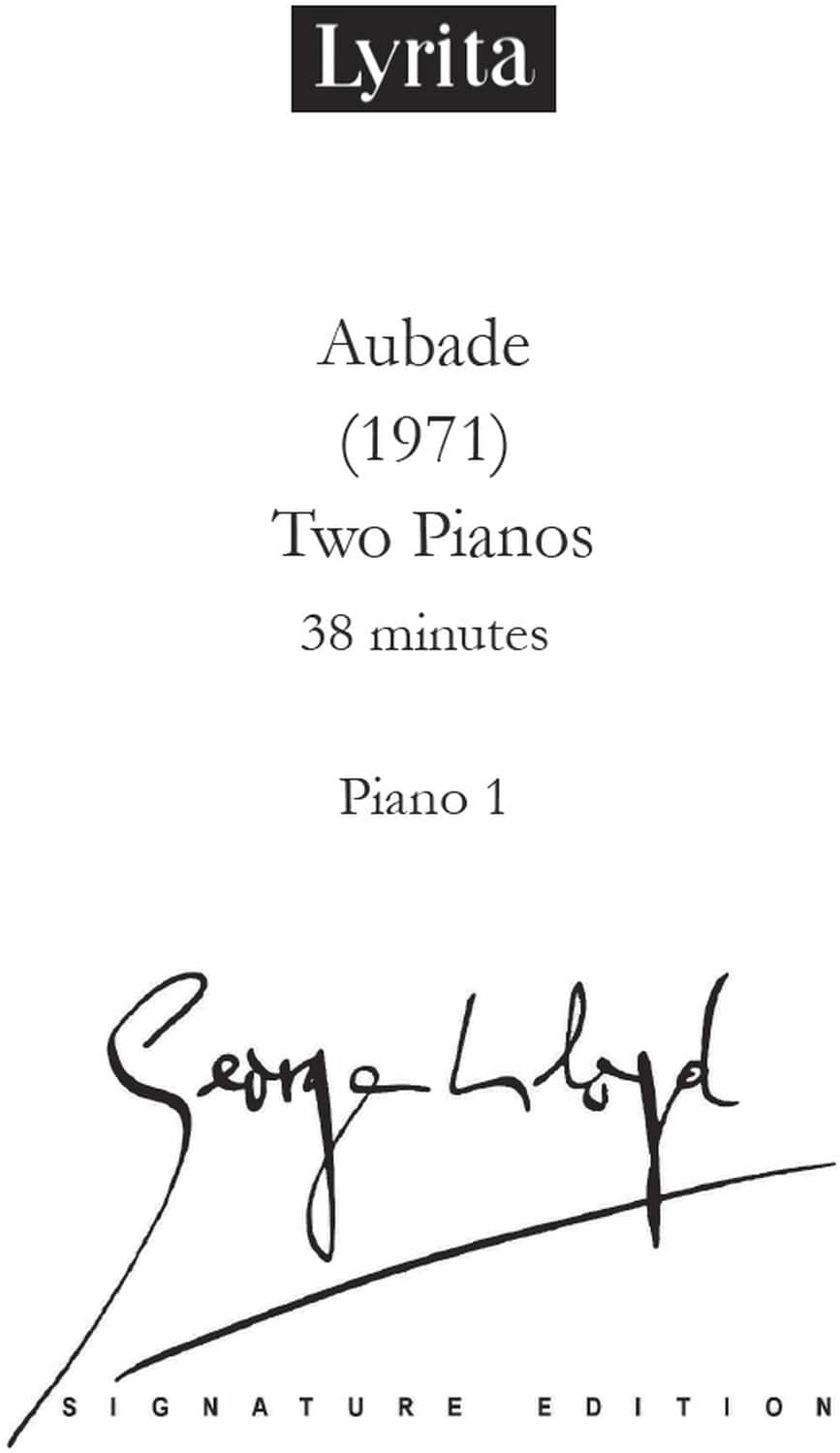 PopMarket - Lloyd: Aubade for Two Pianos - Multicolor
