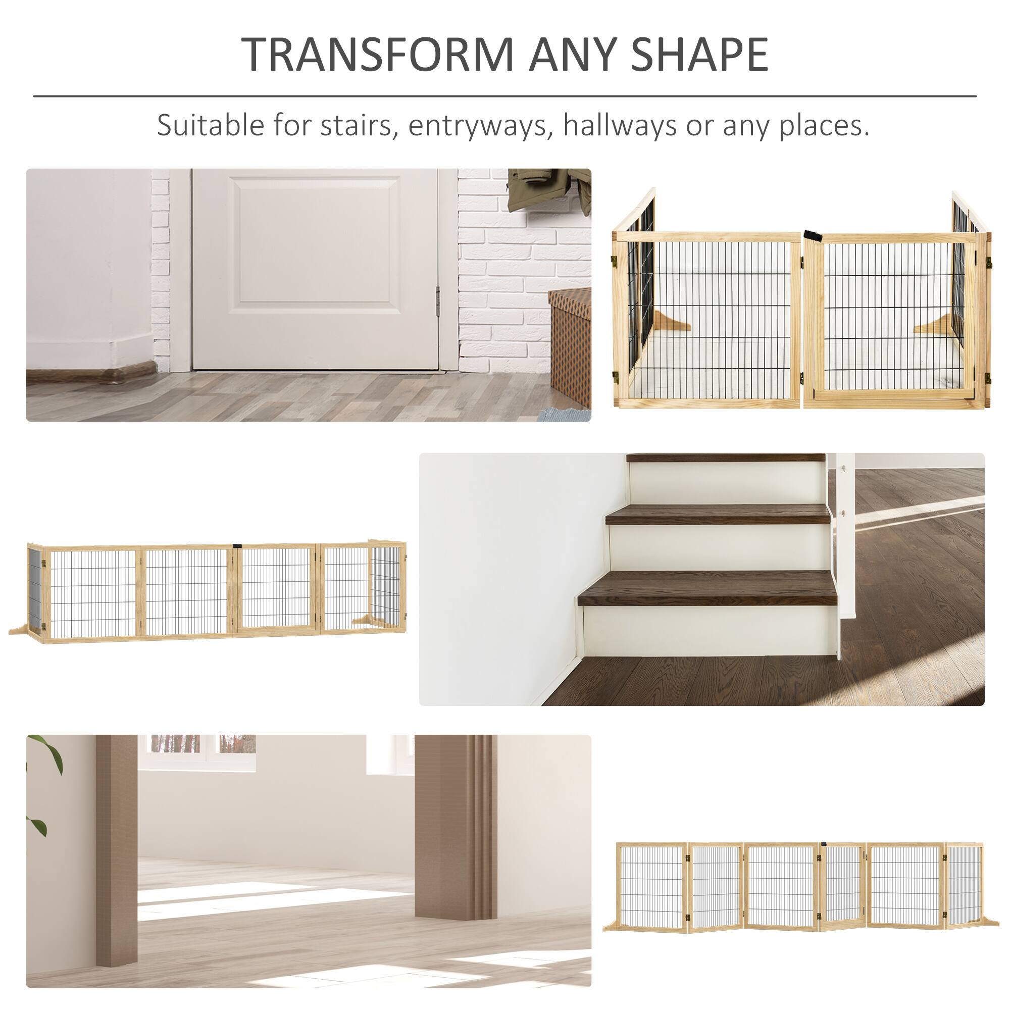 TRANSFORM ANY SHAPE

Suitable for stairs, entryways, hallways or any places.