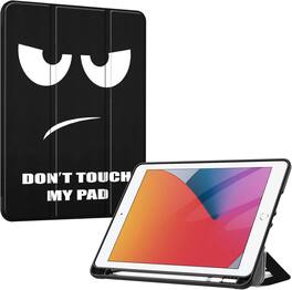 Fintie - Slim Case for iPad 9th/8th/7th Gen 10.2 Inch, Tri-Fold Stand Soft TPU Back Cover with Pencil Holder, Auto Sleep/Wake - Dont touch