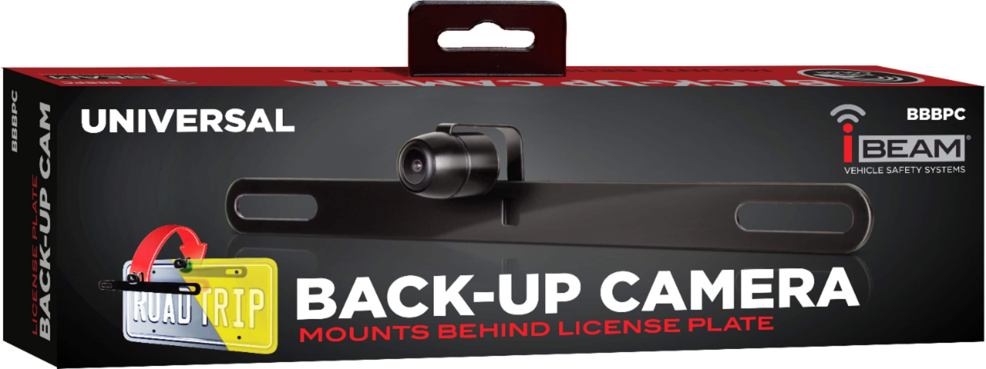 Alt View 13. Metra - License Plate Back-Up Camera - Black.