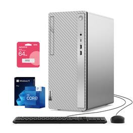 Lenovo - IdeaCentre 14 Desktop - Intel Core i7-14700 - 16GB RAM 1TB SSD - Wired Keyboard & Mouse - Adata 64GB USB Drive - Gray