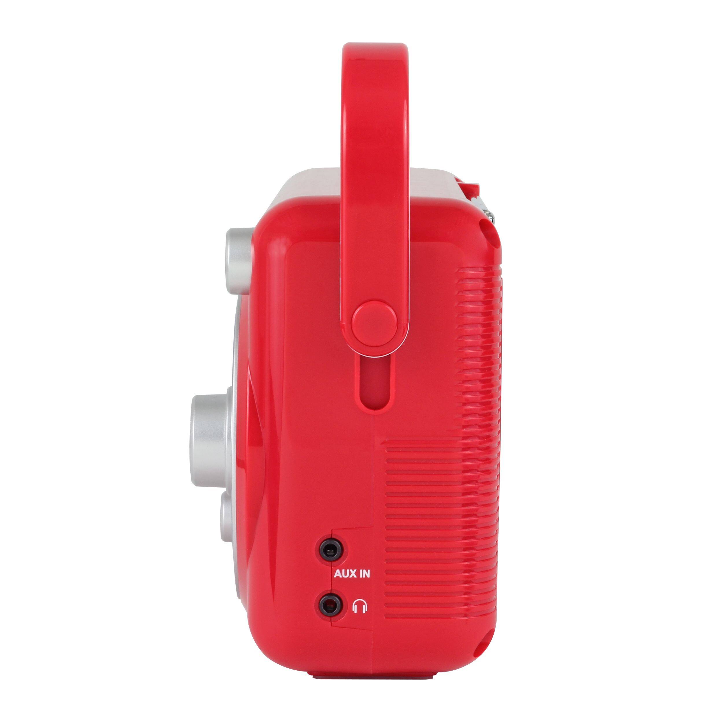 Back. Studebaker - Studebaker SB2002RB Portable AM/FM Radio - Red - Red.