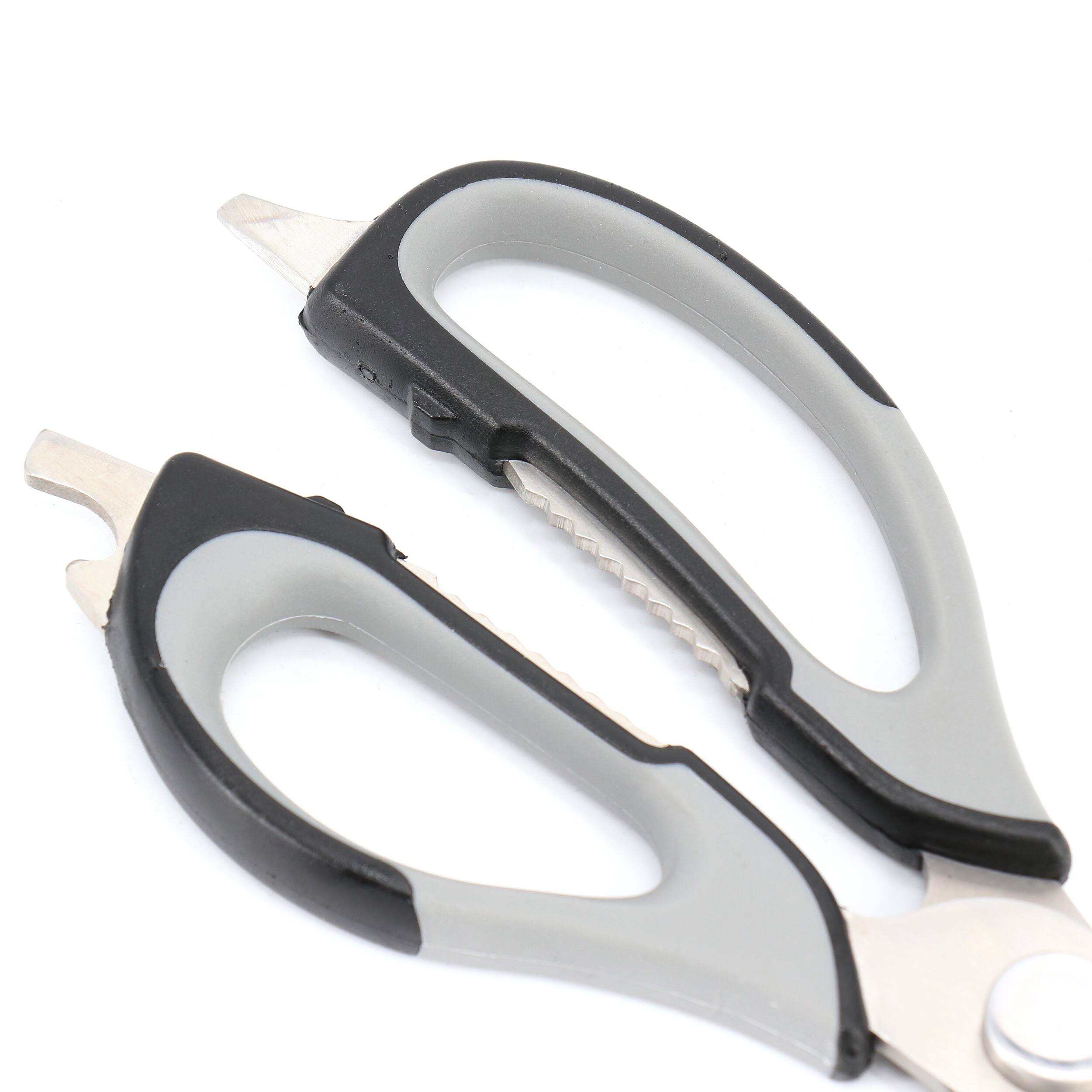 Alt View 5. Oster - Oster Granger 2 Piece 9 Inch Stainless Steel Multi-Purpose Scissors with Magnetic Holder - Silver.