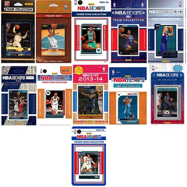 C&I Collectibles - Charlotte Hornets Multi-Season Trading Card Set - Multicolor price history on PriceWatchPro
