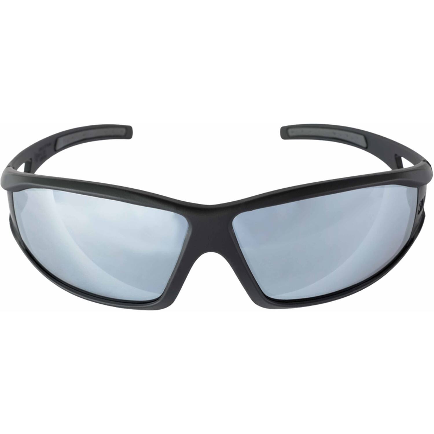 Angle. 3M - 3M Anti-Fog Modern/Sleek Impact-Resistant Safety Glasses Silver Mirror Lens Black Frame 1 pc - Black.