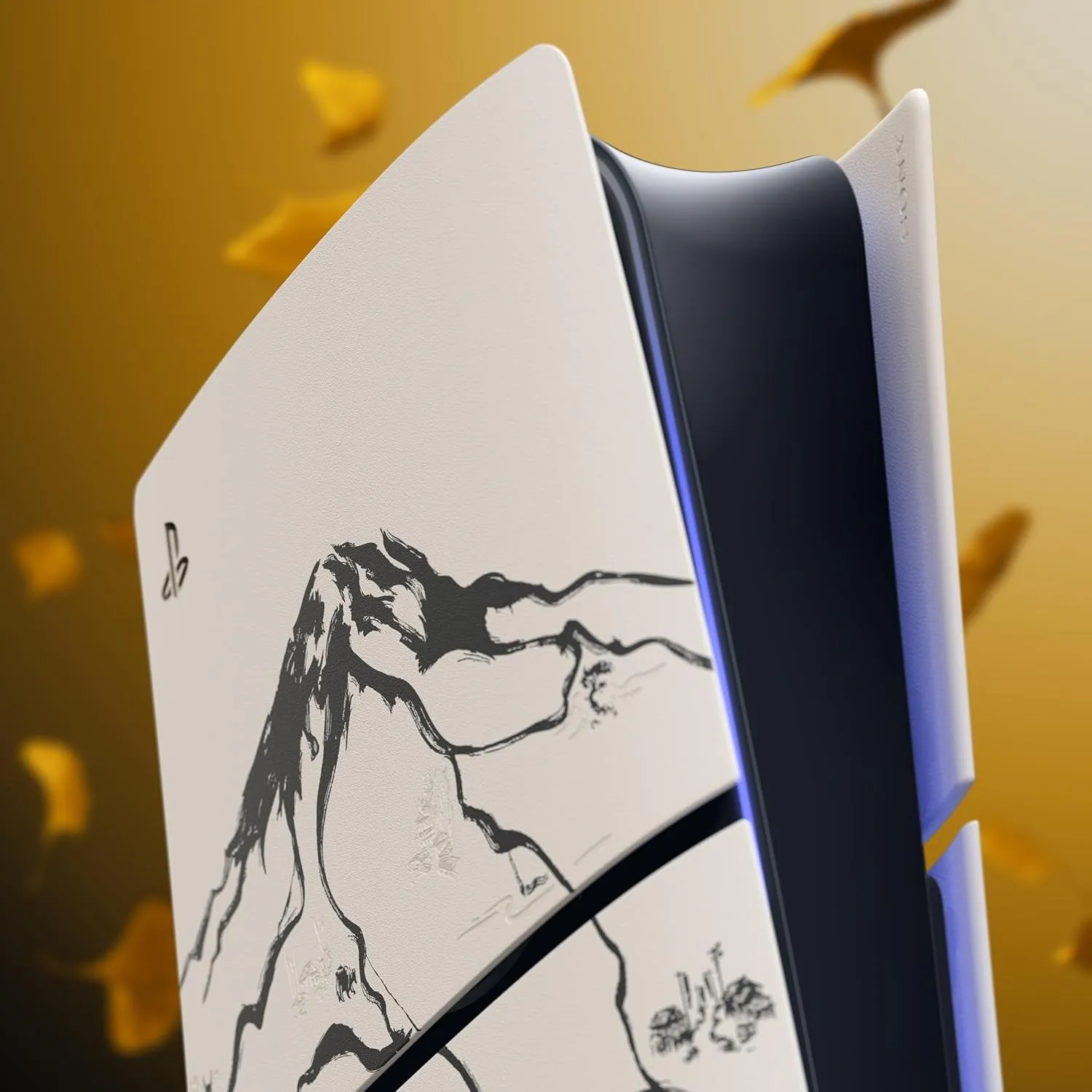 Alt View 4. Sony - Sony Playstation 5 Disc Ghost of Yotei Limited Edition Bundle - Black Edition - White.