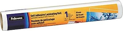 Fellowes  
Self Adhesive Laminating Roll  
1 Roll  
18" x 10"  
Gloss Brilliant  
Rouleau de pelliculage auto-adhésif  
Brillant