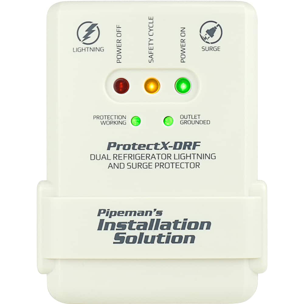 Nippon America - 1500 Watts Dual Outlet Refrigerator/Appliance Voltage Protector - White