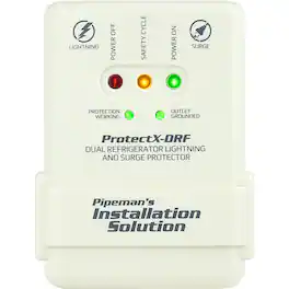 Nippon America - 1500 Watts Dual Outlet Refrigerator/Appliance Voltage Protector - White