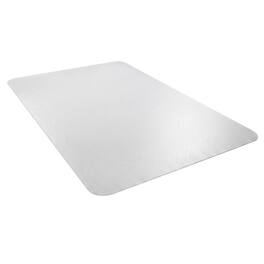 Floortex - Vinyl Rectangular Chair Mat for Hard Floor - 36" x 48" - Clear