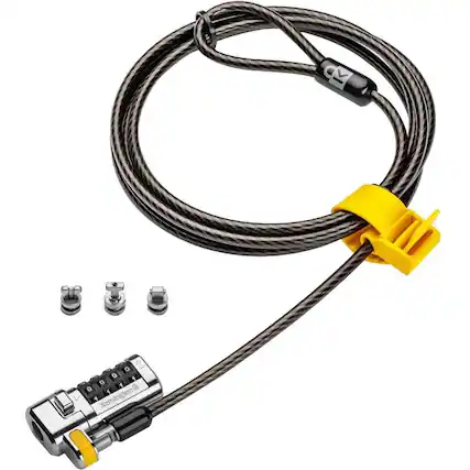 Front. Kensington - Kensington ClickSafe Universal Combination Laptop Lock - Master Coded - 5.91 ft Cable - Combination Lock - Carbon Steel.