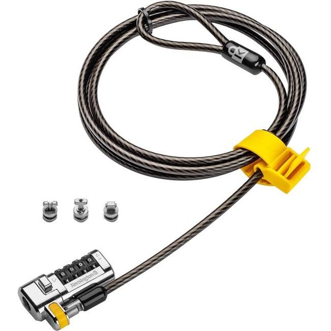 Front. Kensington - Kensington ClickSafe Universal Combination Laptop Lock - Master Coded - 5.91 ft Cable - Combination Lock - Carbon Steel.