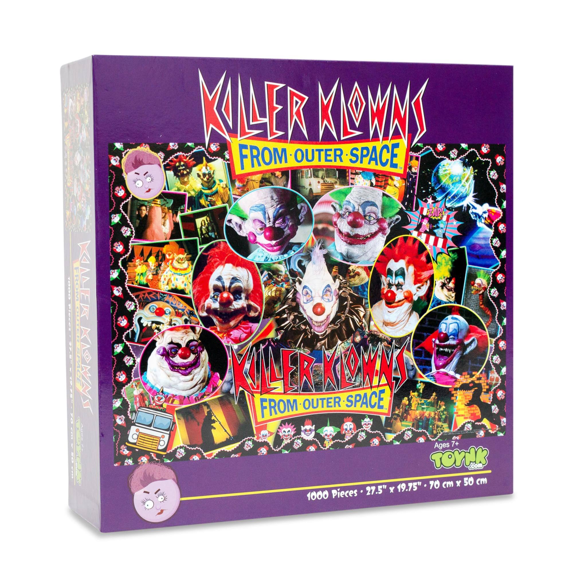 Killer Clown from Outer Space  
Ages 7+  
1000 Pieces  
27.5" x 19.75"  
70 cm x 50 cm