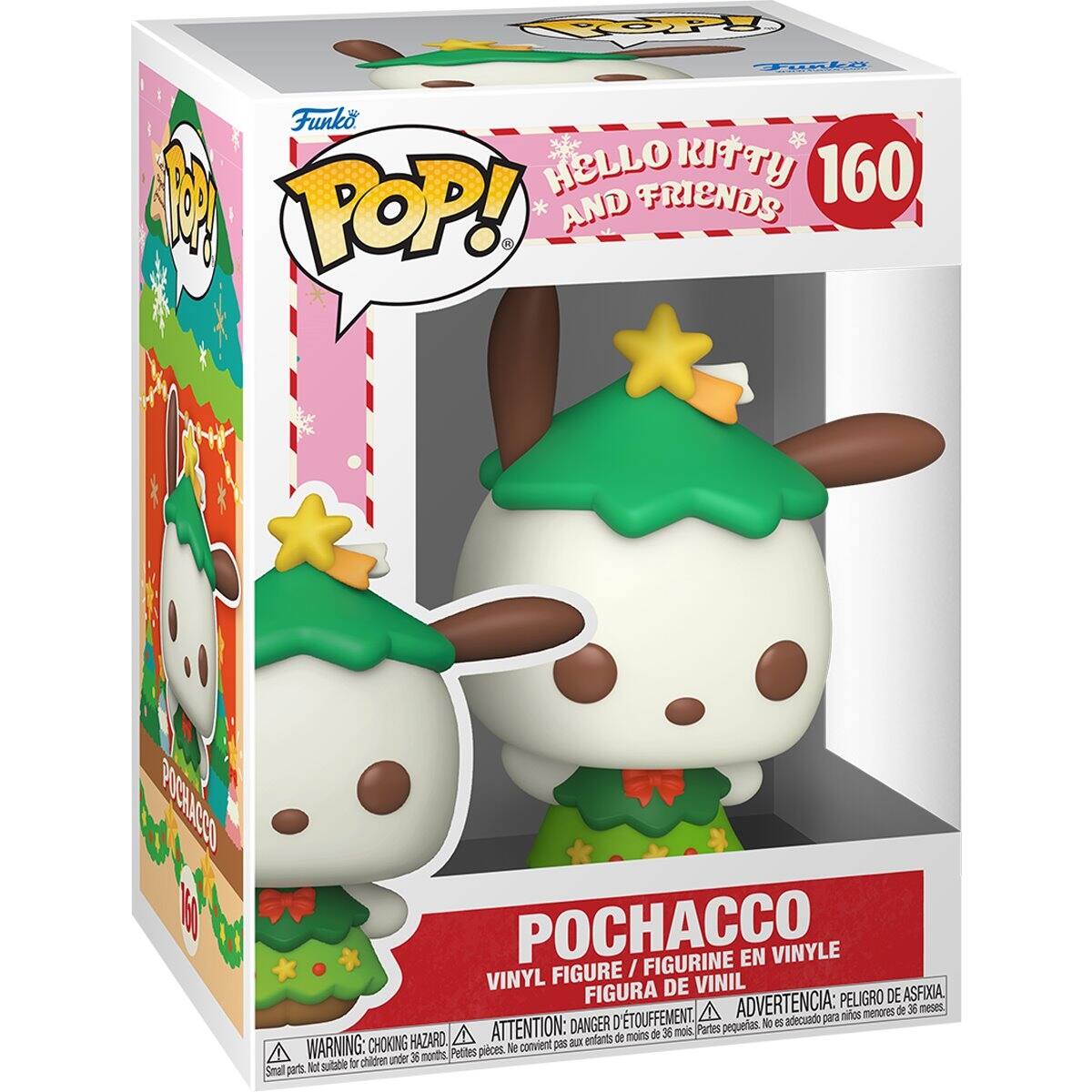 POP! Funko HELLO KITTY 160 POP! AND FRIENDS

POCHACCO FIGURE / FIGURINE EN VINYLE VINYL FIGURA DE VINIL

ADVERTENCIA: PELIGRO DE ASFIXIA, ATTENTION: DANGER D'ÉTOUFFEMENT, WARNING: CHOKING HAZARD, Small parts. Not suitable for children under 36 months.