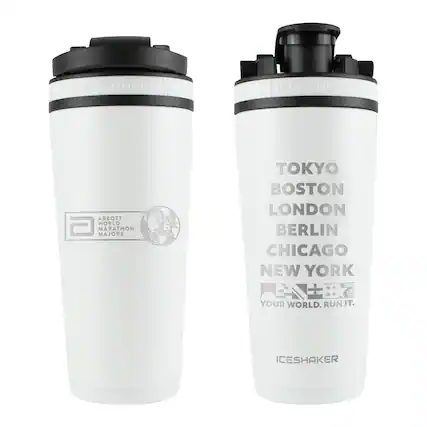 ICESHAKER
ABBOTT WORLD MARATHON MAJORS
TOKYO BOSTON LONDON BERLIN CHICAGO NEW YORK
YOUR WORLD. RUN IT.
ICESHAKER