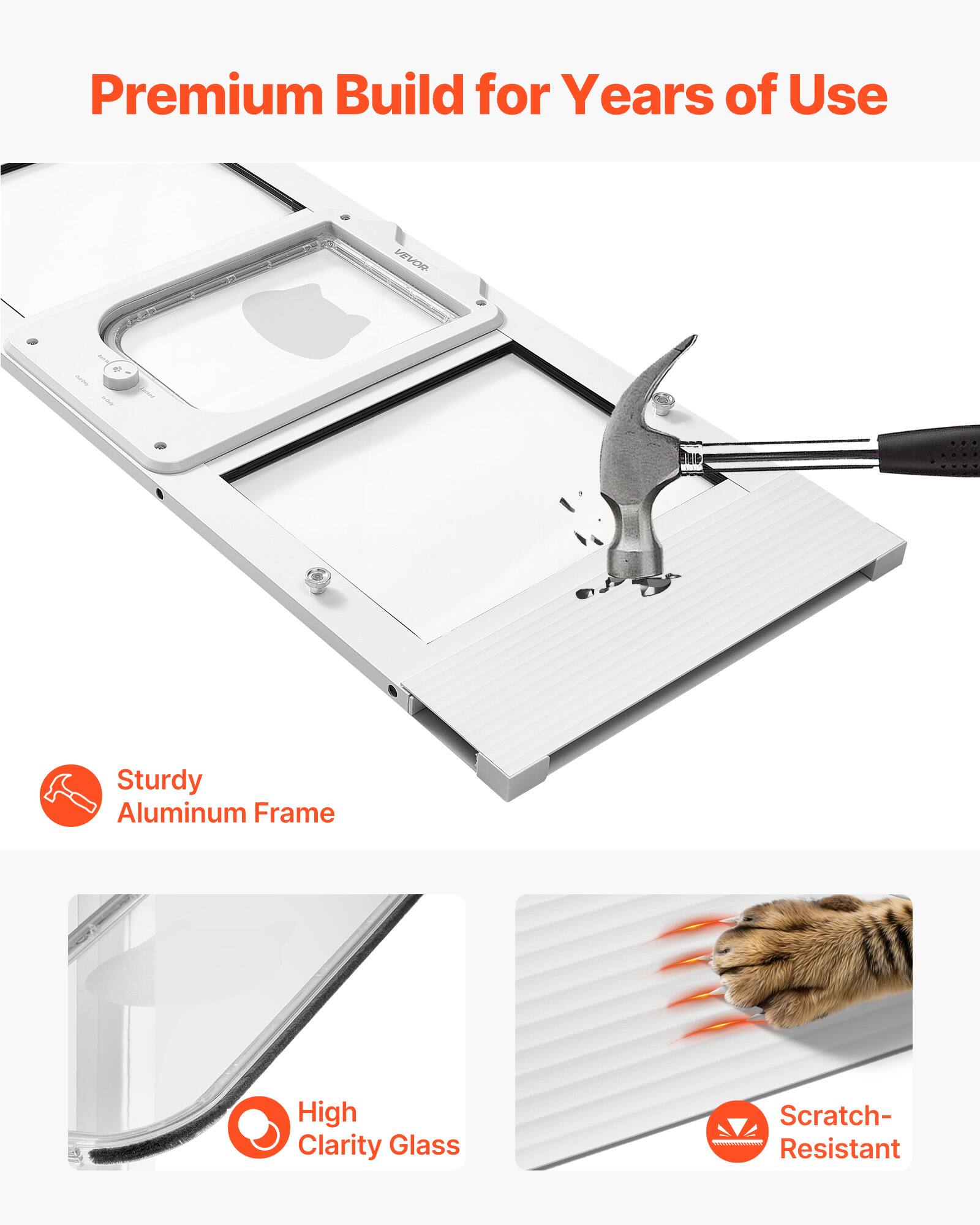 Premium Build for Years of Use

- Sturdy Aluminum Frame
- High Clarity Glass
- Scratch-Resistant