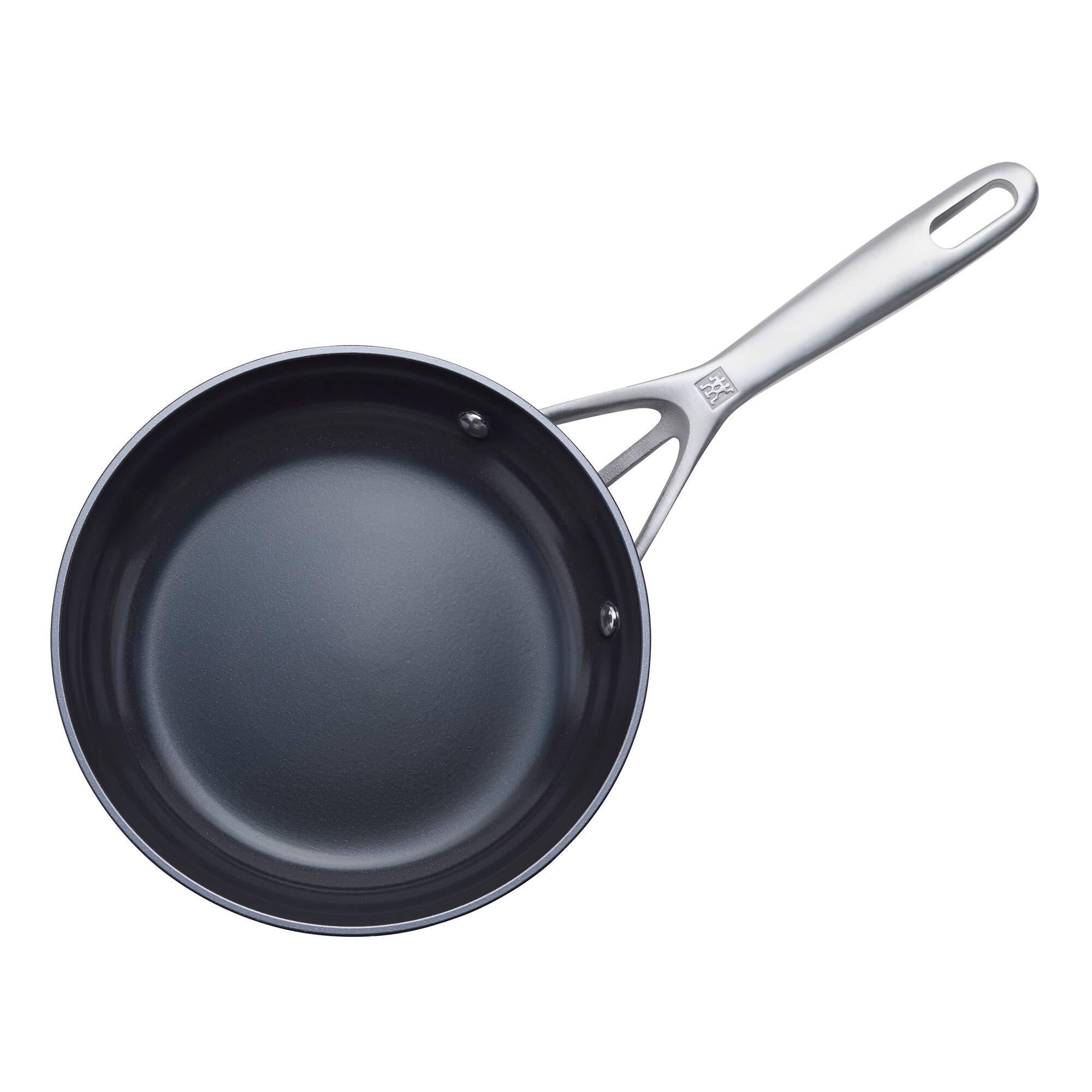 Alt View 1. ZWILLING - ZWILLING Motion Ceramic Hard Anodized 8-inch Aluminum Nonstick Fry Pan - Black.