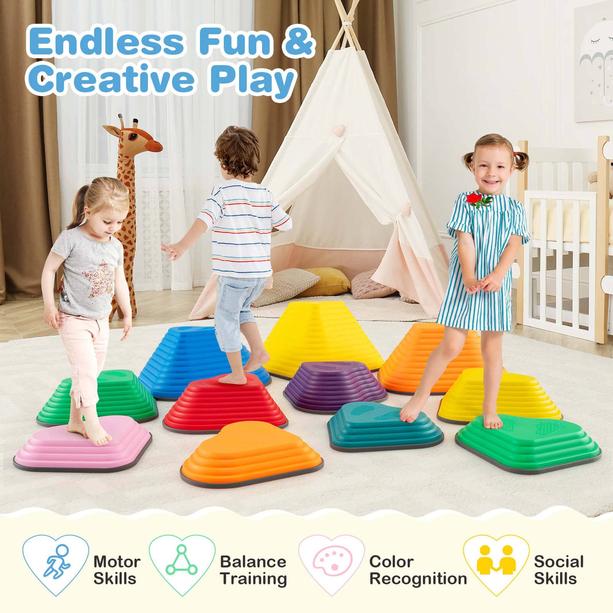 Endless Fun & Creative Play

Motor Skills  
Balance Training  
Color Recognition  
Social Skills