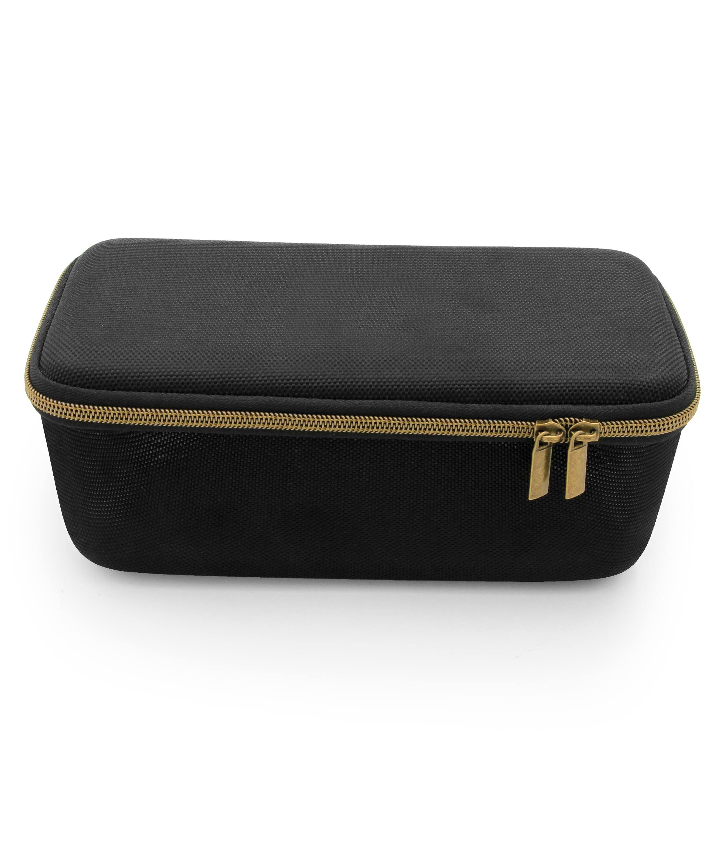 Alt View 4. CASEMATIX - Travel Case Fits JBL Flip 5 Portable Bluetooth Speaker – EVA Shell Protection with Accessory Pouch & Handle - Black.