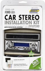 Metra - ISO DIN Installation Kit for Most 1995 and Later Ford Vehicles - Black - Front_Zoom