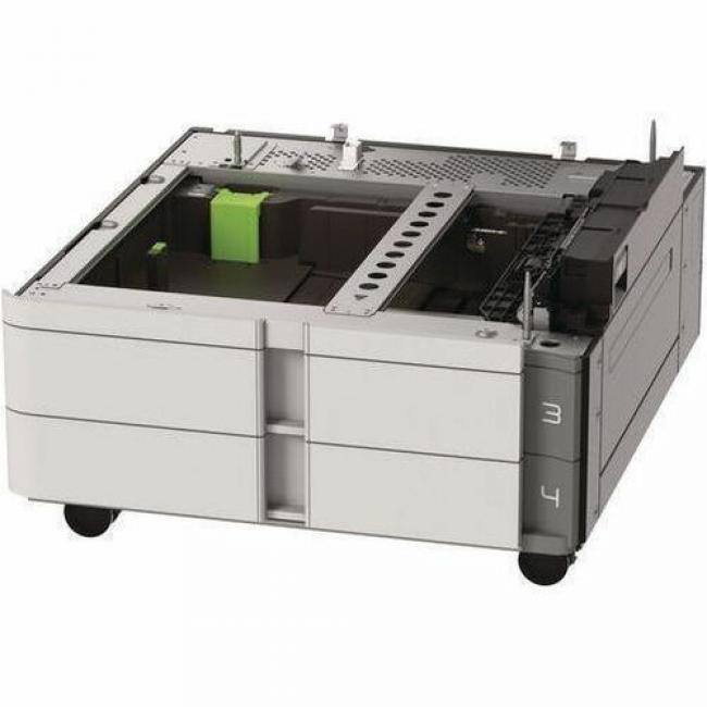 Front. Lexmark - Lexmark 2 x 550-Sheet Tray - 2 x 550 Sheet - Plain Paper - Gray.