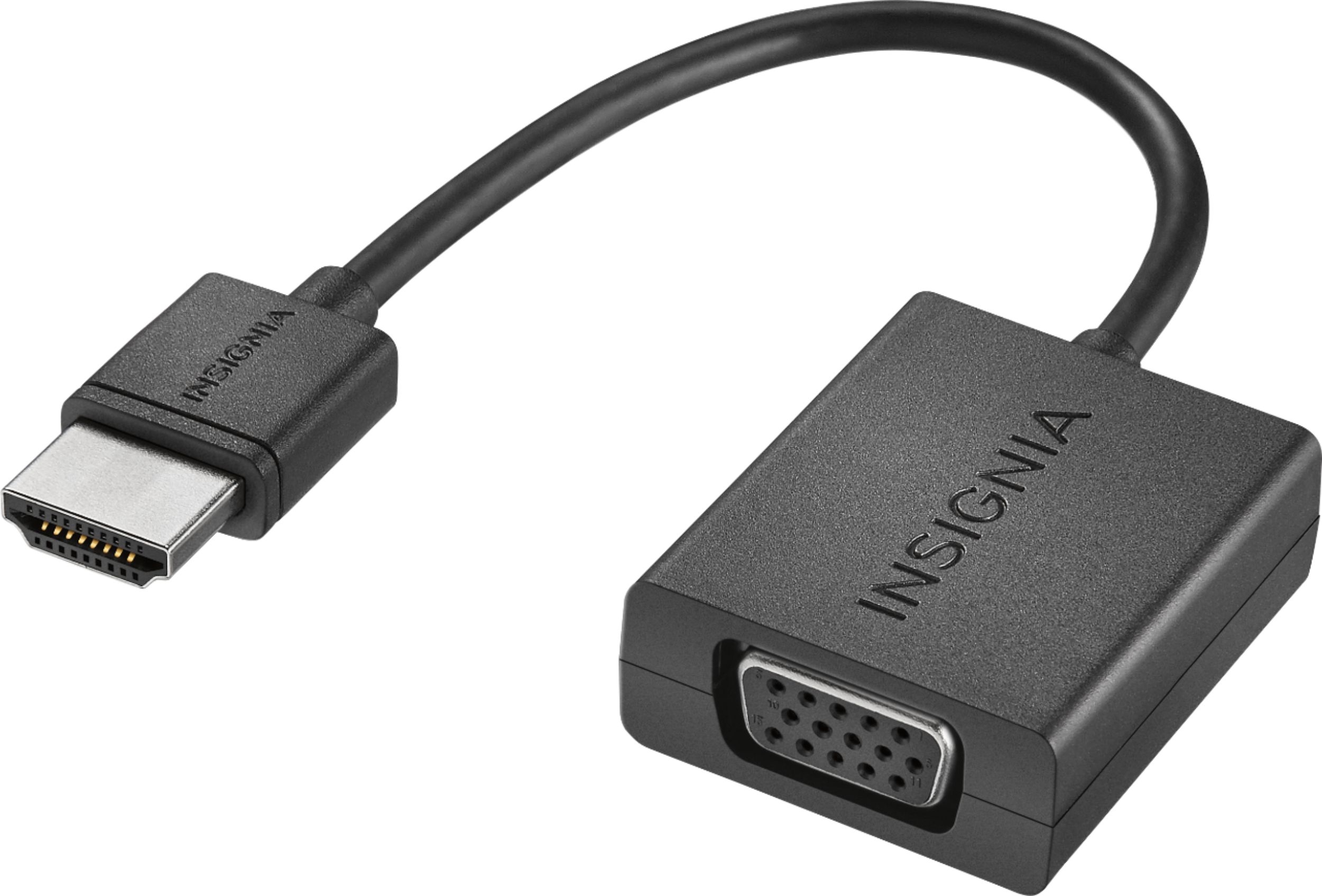 Illustrer F.Kr. repertoire Insignia™ HDMI-to-VGA Adapter Black NS-PG95503 - Best Buy