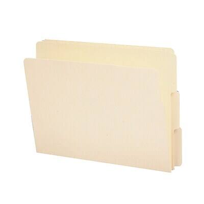 Alt View 3. Smead - Smead Shelf-Master End Tab File Folder, Straight Cut, Letter Size, Manila, 100/Box (24134) - Manila.