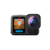GoPro - HERO13 Black Ultra Wide Action Camera - Black - Front_Zoom
