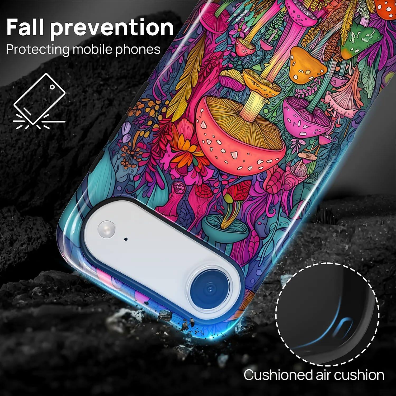 Fall prevention  
Protecting mobile phones  

Cushioned air cushion
