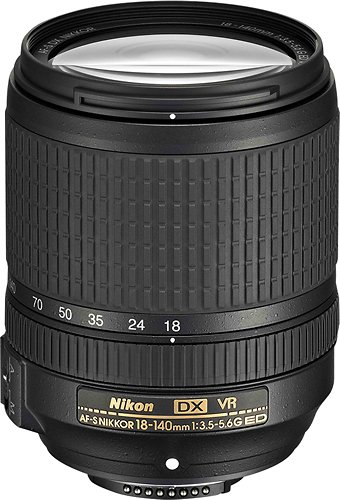 Nikon AF-S DX NIKKOR 18-140mm f/3.5-5.6G ED VR Zoom Lens for