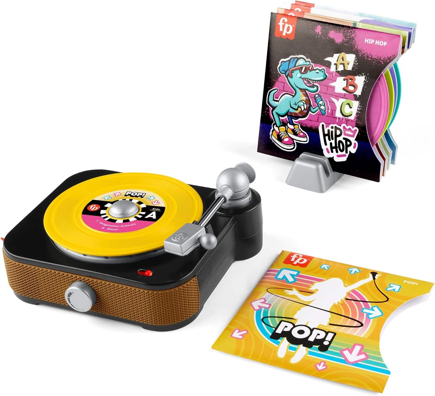Mattel - Fisher-Price Musical Toy, Rockin Record Player for Preschool Pretend Play for Kids Ages 3+ Year