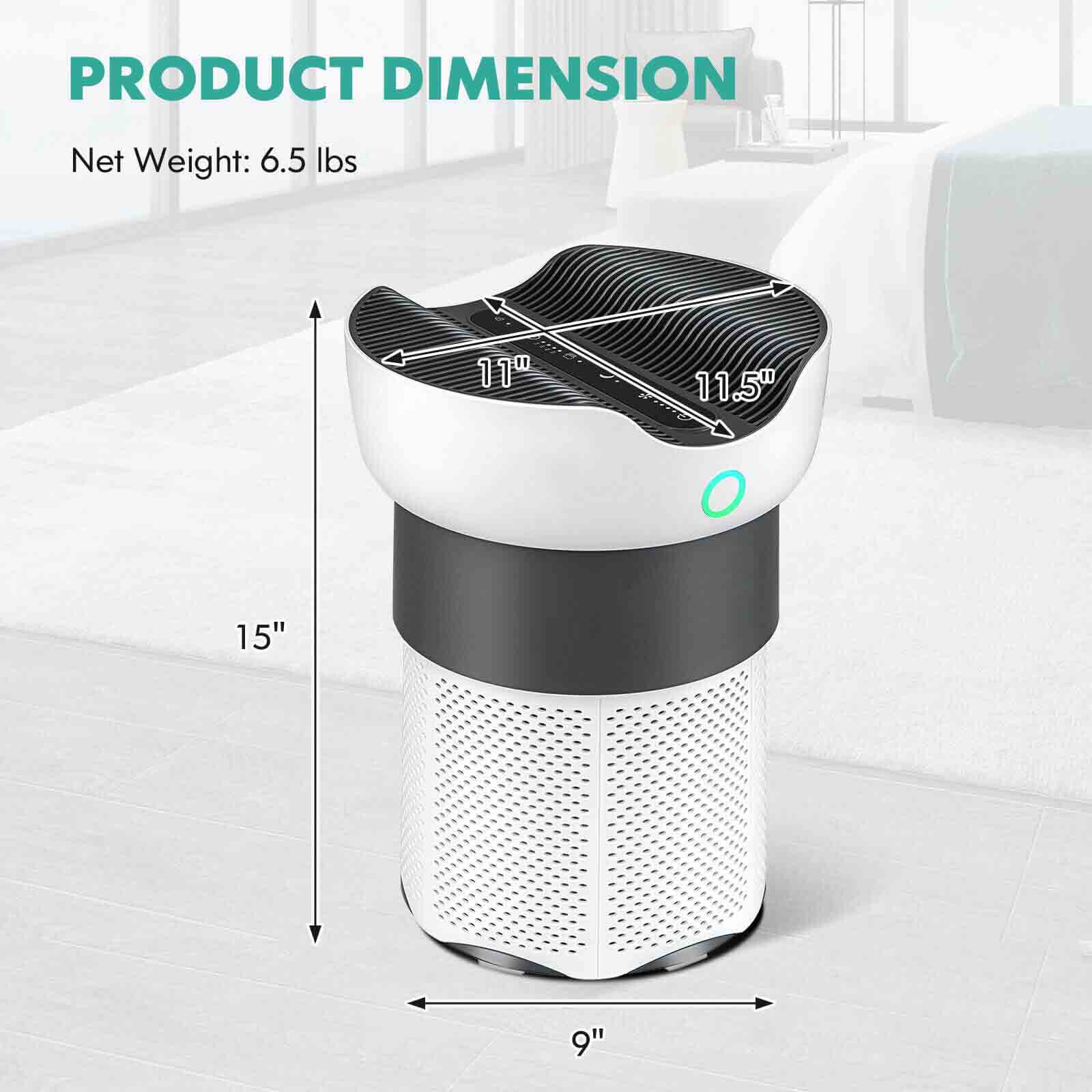 PRODUCT DIMENSION: 11", 11.5", 15", 9"

Net Weight: 6.5 lbs