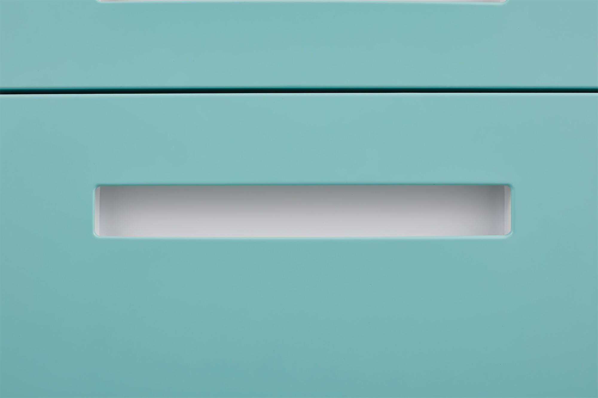 Alt View 1. GOODSILO - 3-Drawer Mobile File Cabinet Under Desk - Versatile Storage for Legal/Letter/A4 Files, Anti-Tilting, Steel - White+Green.